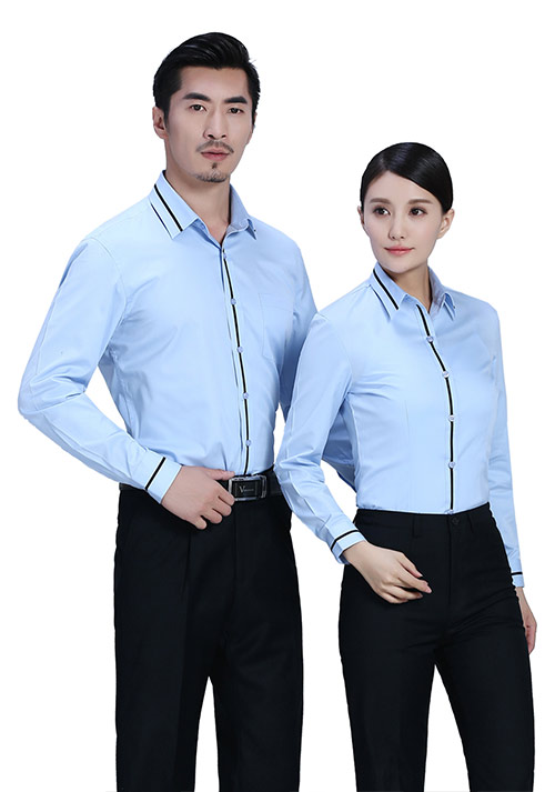 北京定制职业装男短袖衬衫