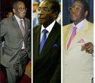 津巴布韦总统穆加贝的服装也不会有丝毫的瑕疵。熨烫整洁的西装和领带都出自设想师之手。