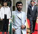 伊朗内贾德的服装，很是考究。笔直的西服，没有丝绝不整，实在肉体，有指导者的风范！