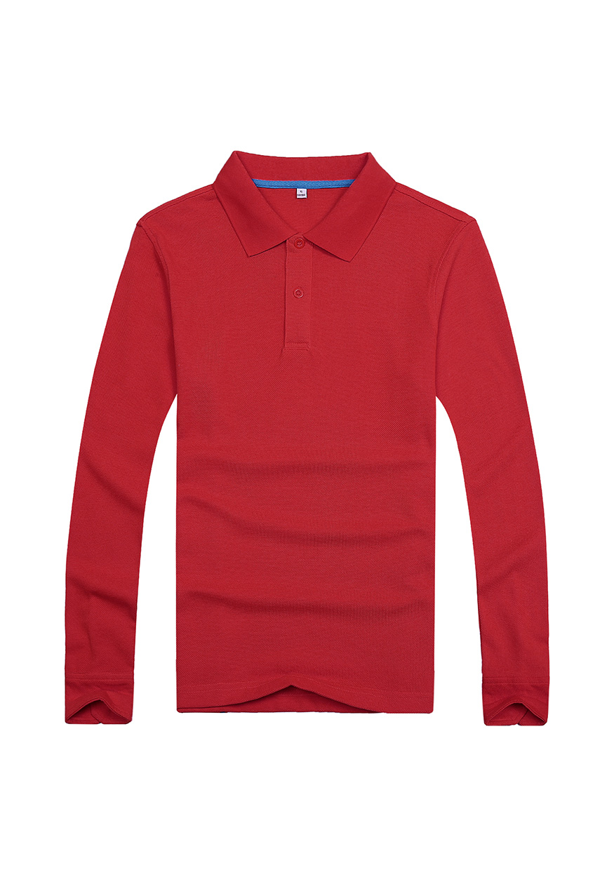 红色长袖文化衫